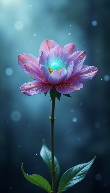 Free Magical Flower Fantasy Image - Magical, Flower, Bioluminescent ...