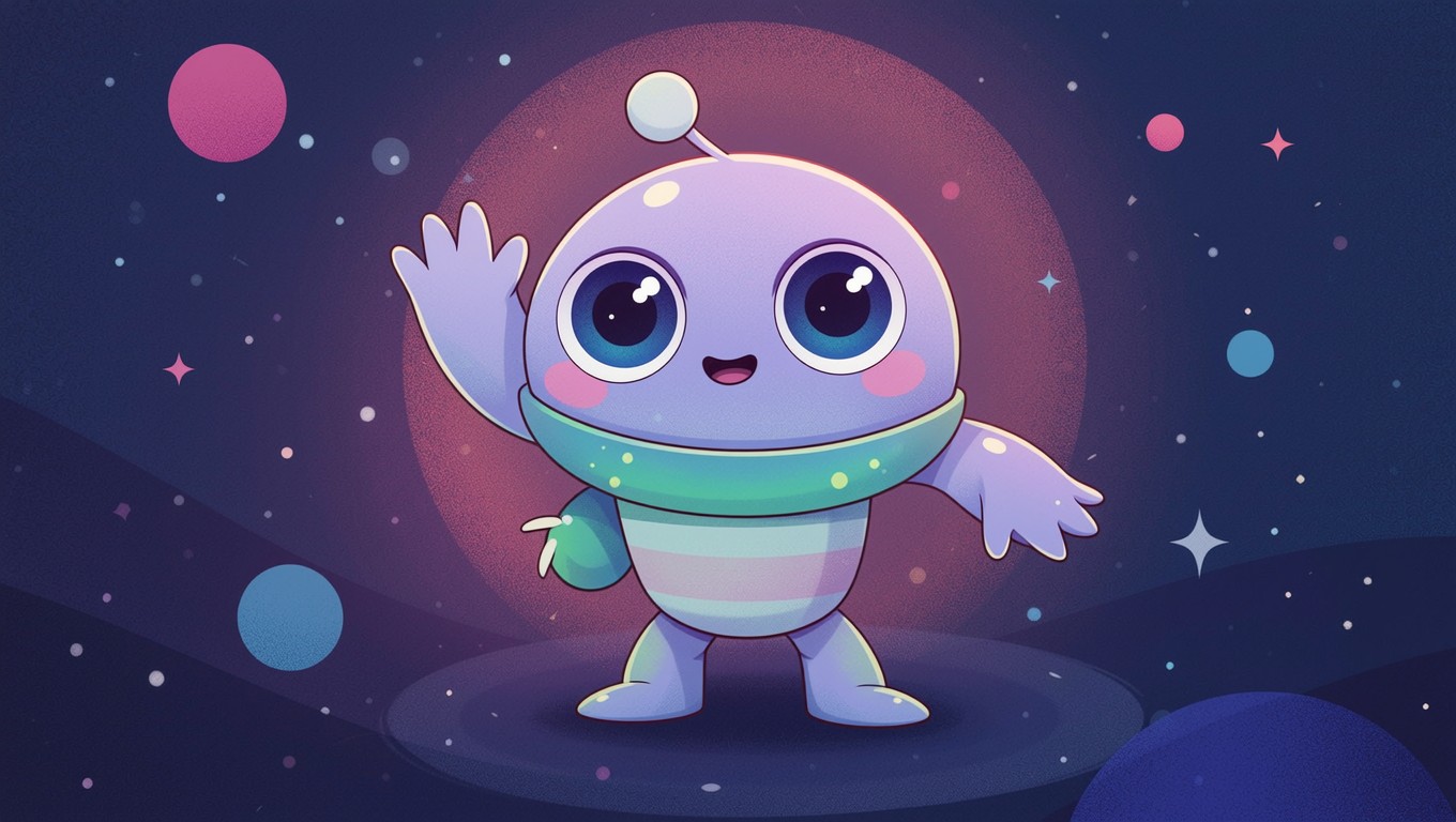 Free Kawaii Space Friend Image - Alien, Kawaii, Cute | Download at ...