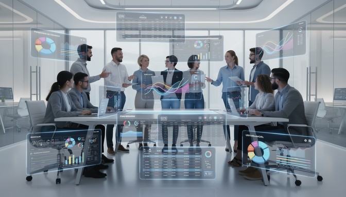 Free Future Data Collaboration Image - Futuristic, Collaboration ...