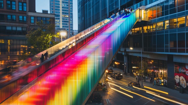 Free Colorful Urban Bridge Image - Urban, Colorful, Bridge | Download ...