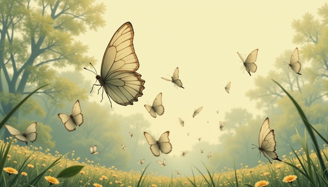 Free Ethereal Butterfly Migration Image | Download at StockCake