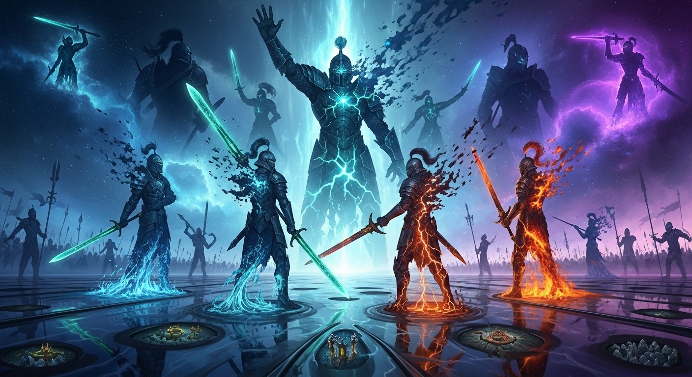 Free Elemental Battle Beings Image - Warriors, Cosmic, Ethereal ...