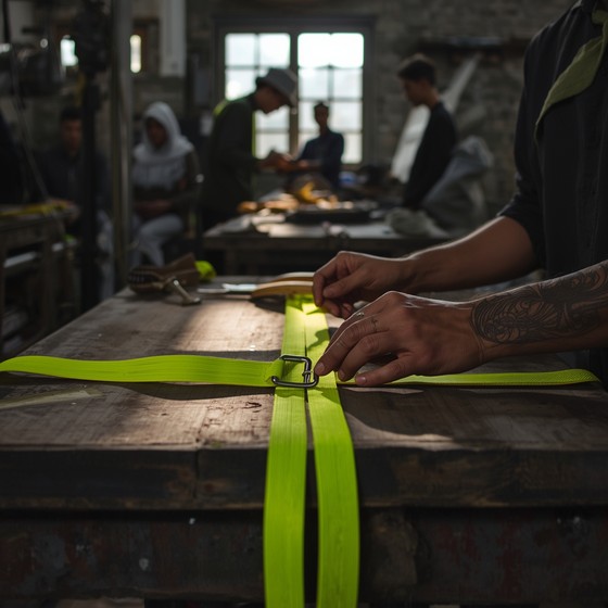 Behind Handwork Free Crafting Neon Belts Photo - Craftsmanship, Artisanal, Belts ...