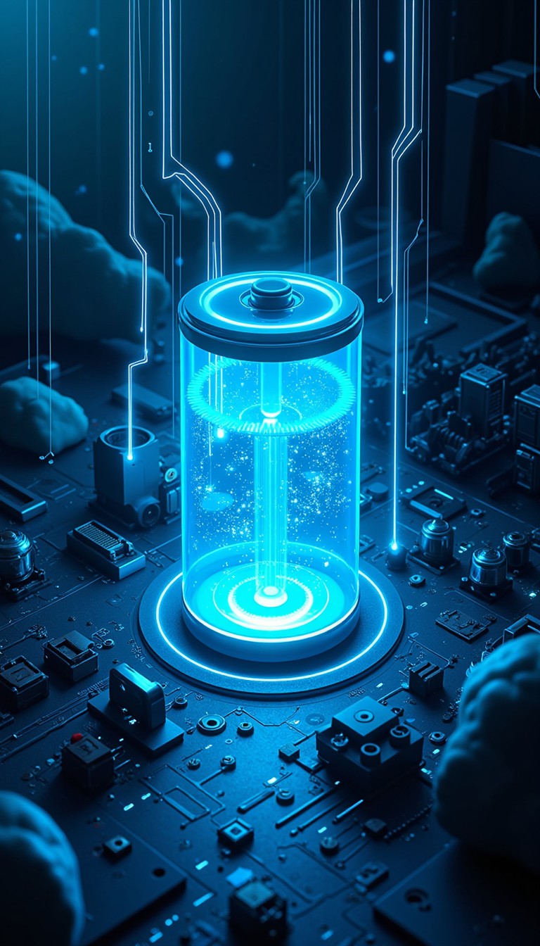 Free Glowing Power Core Image - Futuristic, Battery, Cyberpunk ...