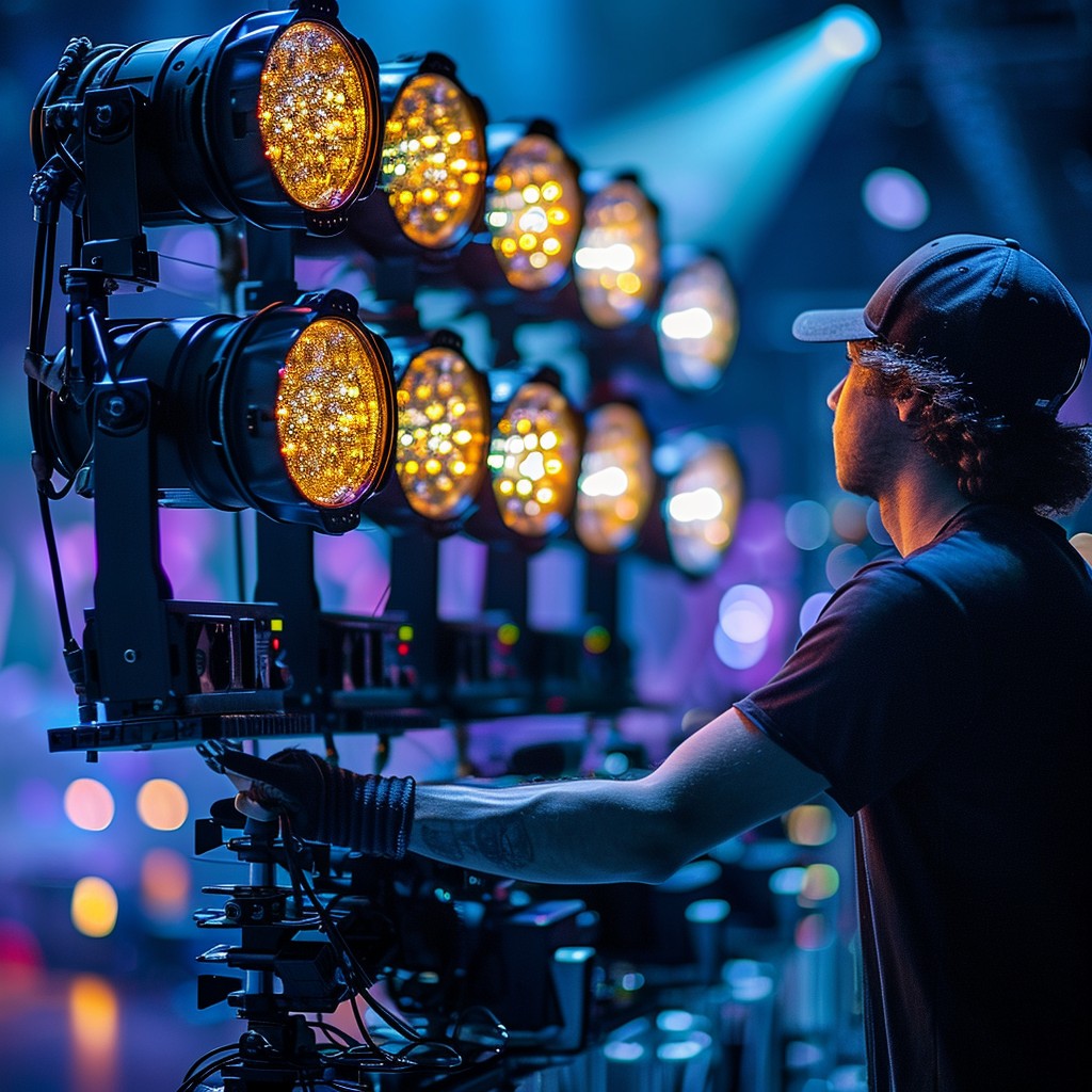 Free Concert Lighting Technician Image - Concert, Lighting, Technician ...