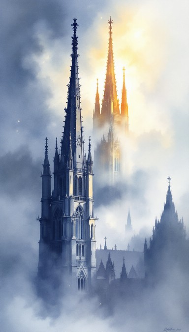 Free Ethereal Gothic Spires Image - Gothic, Cathedral, Spires ...