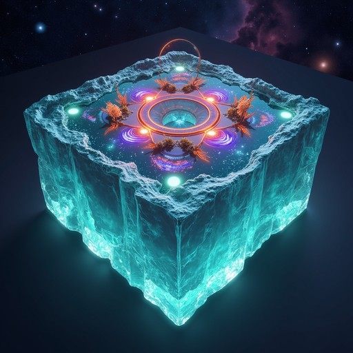 Free Ethereal Crystal Cube Photo - Cube, Teal, Cosmic | Download at ...