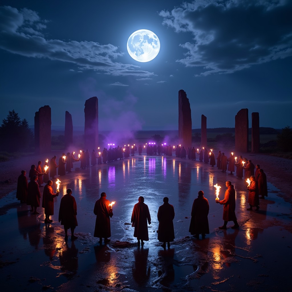 Free Moonlit ritual circle Image - Ritual, Moonlight, Ceremony ...
