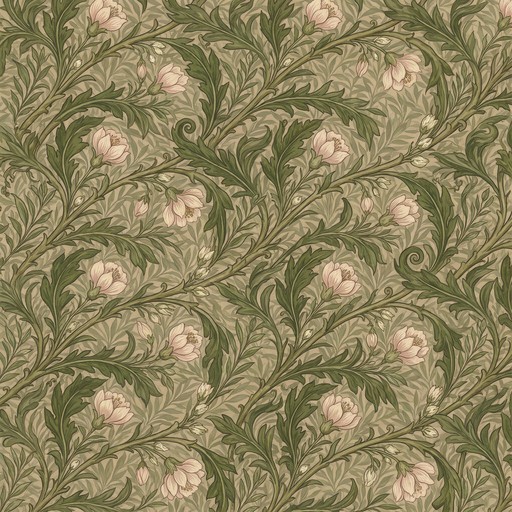 Timeless Icon Without Background Soft pink and cream blossoms peek out from curling green leaves and ...