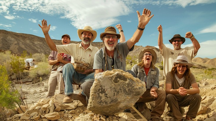 Explorers Working Together Free Excited Exploration Team Image - Exploration, Team, Celebration ...