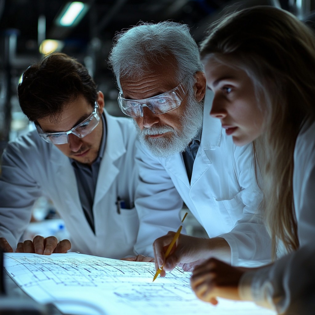 Free Scientists analyzing data Image - Scientists, Research, Laboratory ...