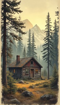 Free Misty Mountain Cabin Image - Cabin, Wilderness, Mountains ...