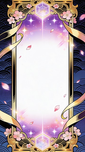 Free Magical Golden Frame Image - Anime, Manga, Frame | Download at ...