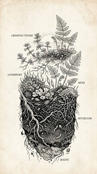 Free Underground Plant Architecture Image - Botanical, Illustration ...
