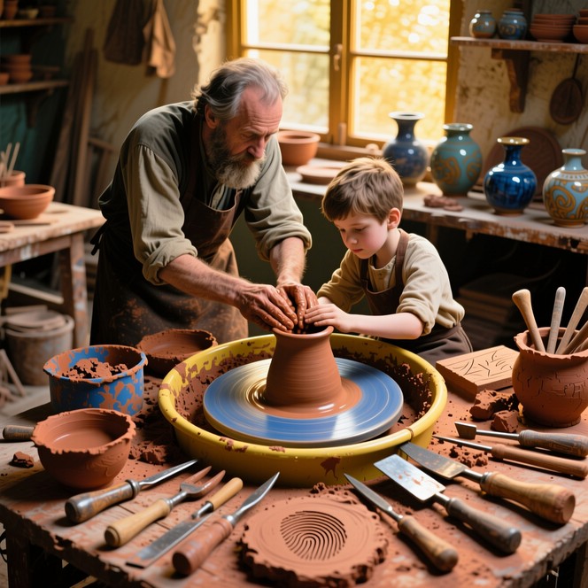 Sheen Workshops Free Master Teaching Pottery Image - Pottery, Workshop, Craftsman ...