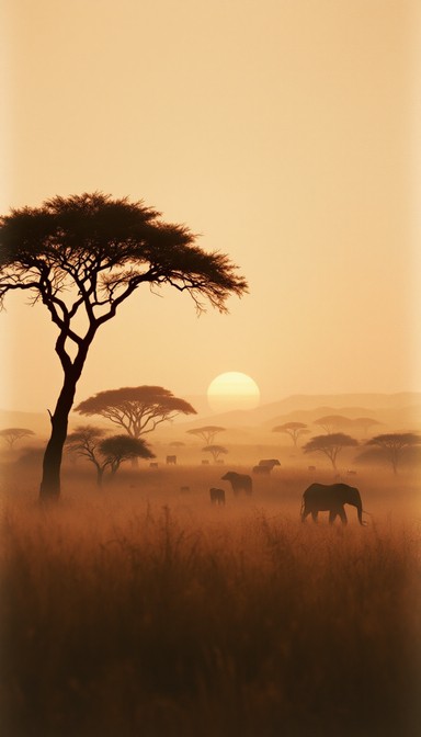 Free Misty African Dawn Image - Africa, Savanna, Sunrise | Download at ...