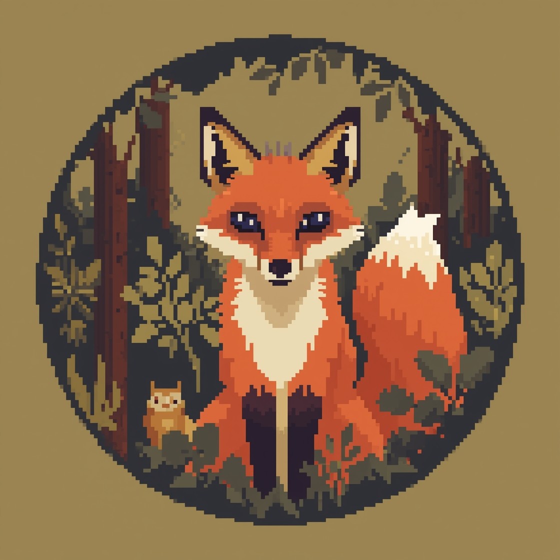 Free Pixel Fox Guardian Image - Fox, Pixel, Art | Download at StockCake