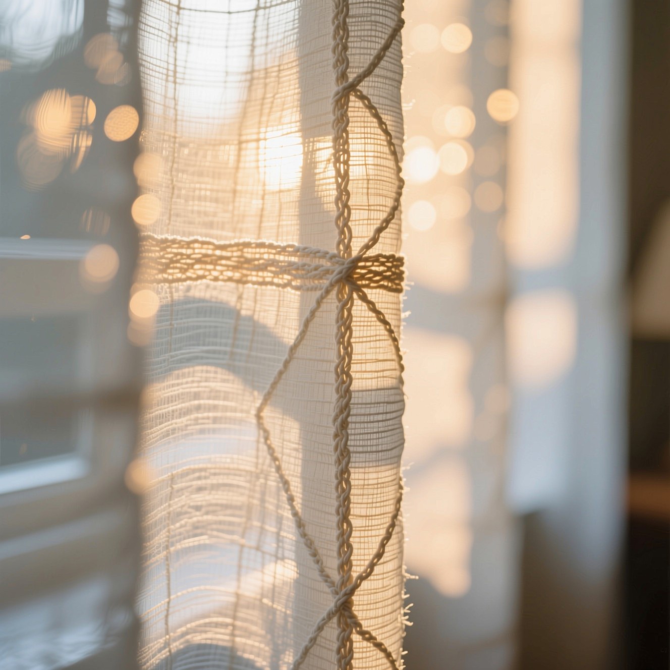 Free Woven Light Patterns Photo - Linen, Curtain, Fabric | Download at ...