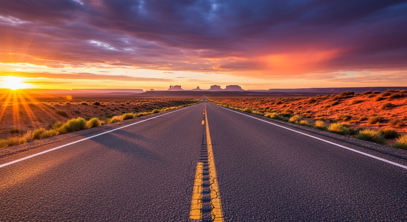 Free Endless Desert Highway Image - Highway, Desert, Sunset | Download ...