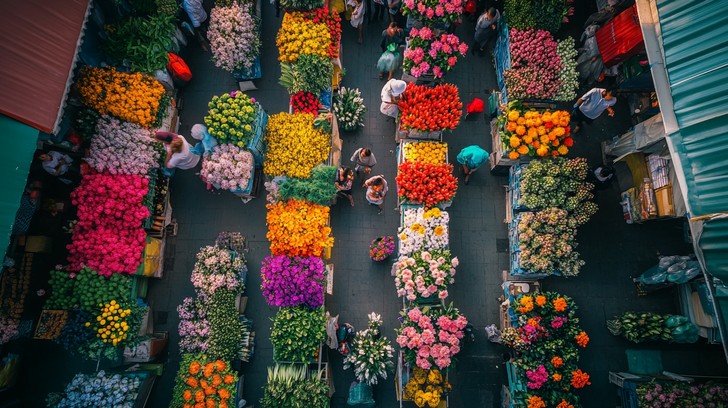 Free Vibrant Flower Market Image - Flowers, Market, Colorful | Download ...