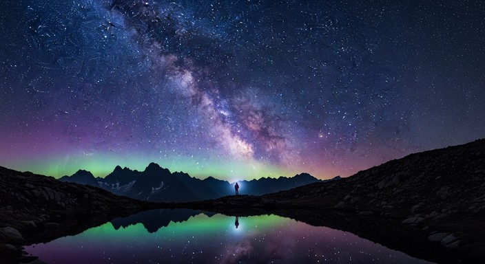 Free Cosmic Mirror Reflection Image | Download at StockCake