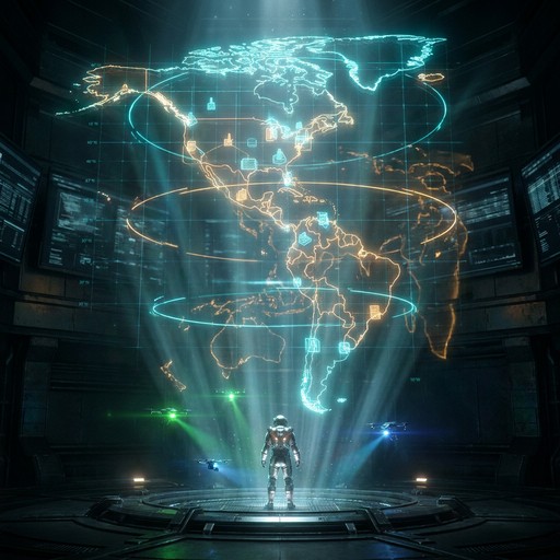 Free Future Map Technology Image - Holographic, Map, Futuristic ...