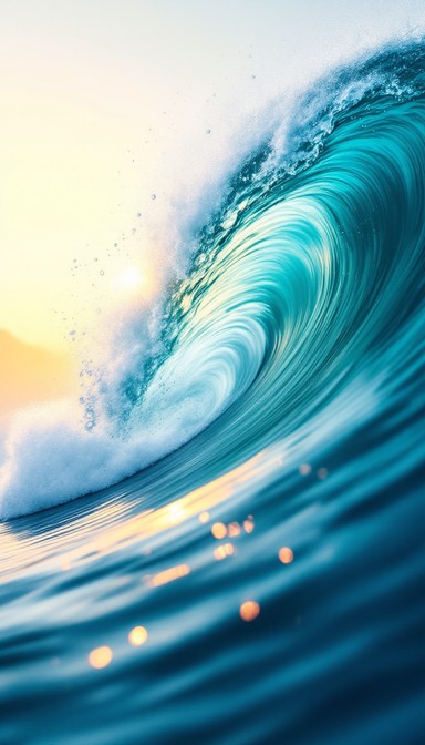 Free Turquoise Wave Dancing Image - Wave, Ocean, Seascape | Download at ...