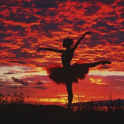 Free Ballet at Sunset Image - Ballet, Sunset, Dancer | Download at ...