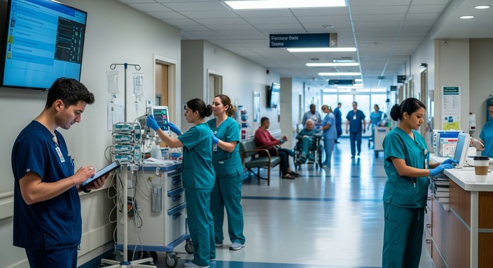 Working In Health Free Healthcare Professionals Working Image - Hospital, Doctor, Nurse ...