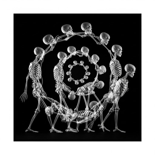 Free Bones in Motion Image - Skeleton, Spiral, Monochrome | Download at ...
