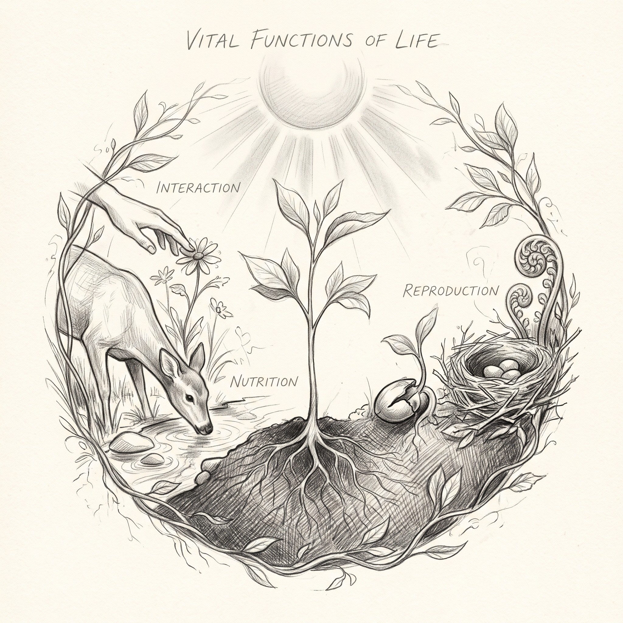 Download Pencil Circle of Life Image - Pencil, Sketch, Graphite | StockCake