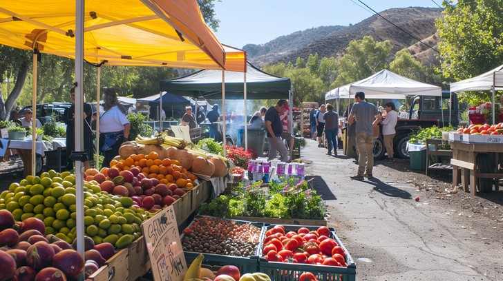 Free Outdoor Farmers Market Image - Market, Apples, Mushrooms ...