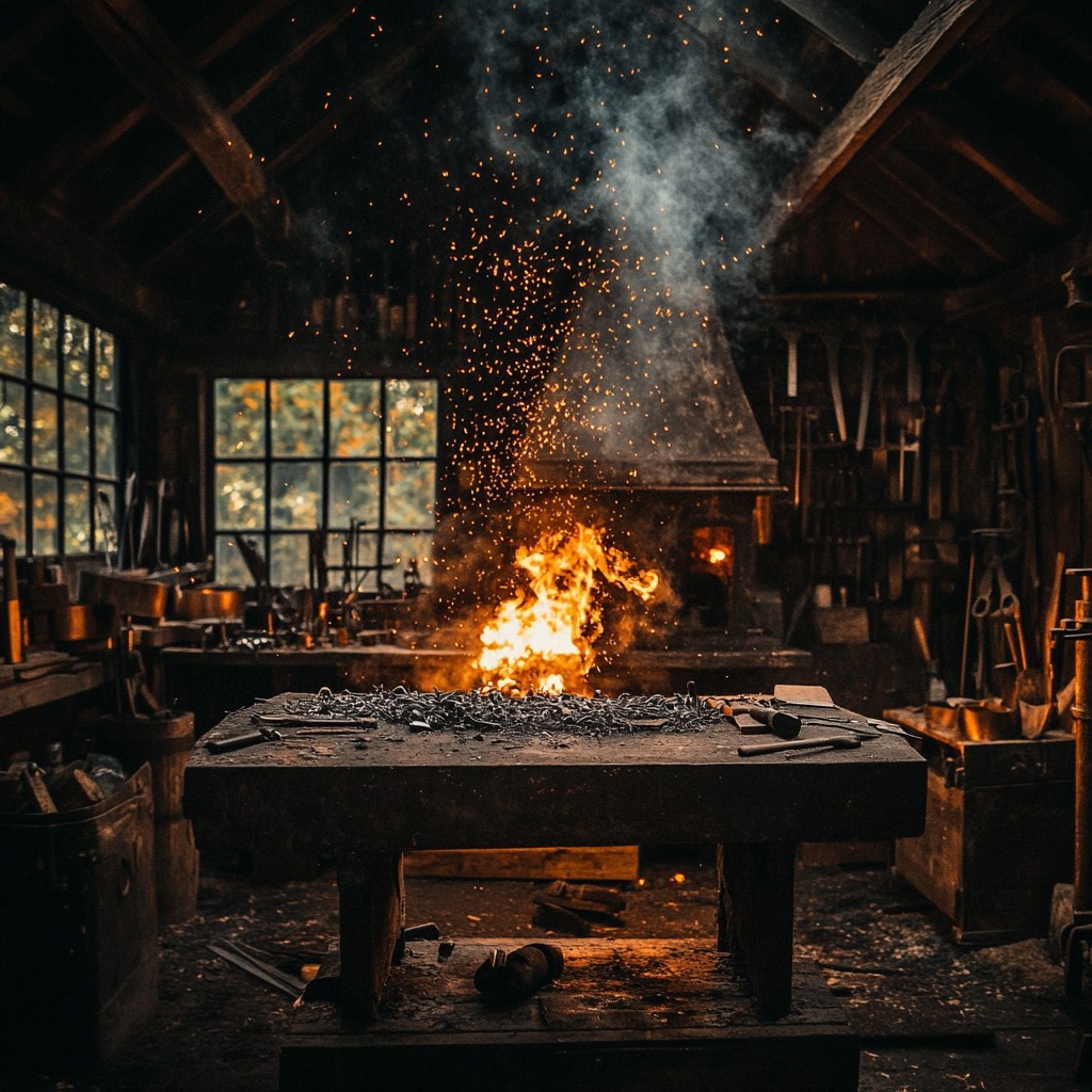Free Fiery Forge Workshop Image - Forge, Blacksmith, Fire | Download at ...