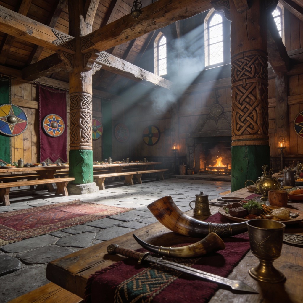 Free Viking Feast Hall Image - Viking, Norse, Medieval | Download at ...