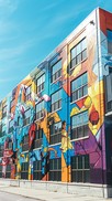 Free Colorful Building Art Image - Building, Colorful, Art | Download ...