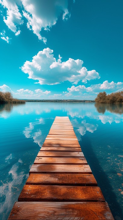 Free Serene Lakeside Jetty Image - Lake, Jetty, Turquoise | Download at ...