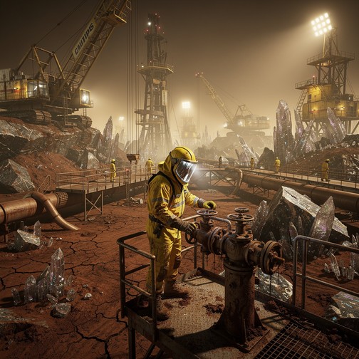 Free Alien Mining Landscape Image - Industrial, Mining, Hazmat ...