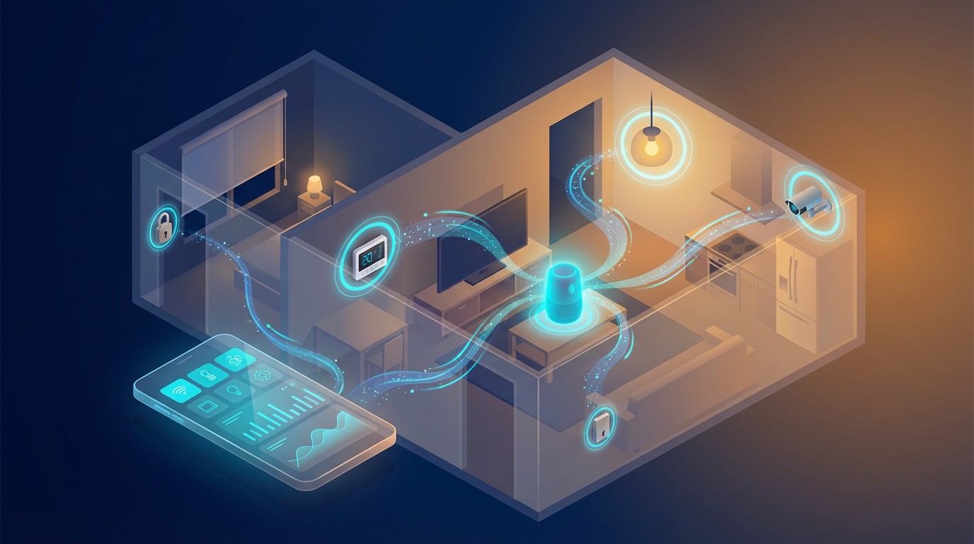 Tecnologia de escritório do futuro - automação predial com sensores e eficiência energética