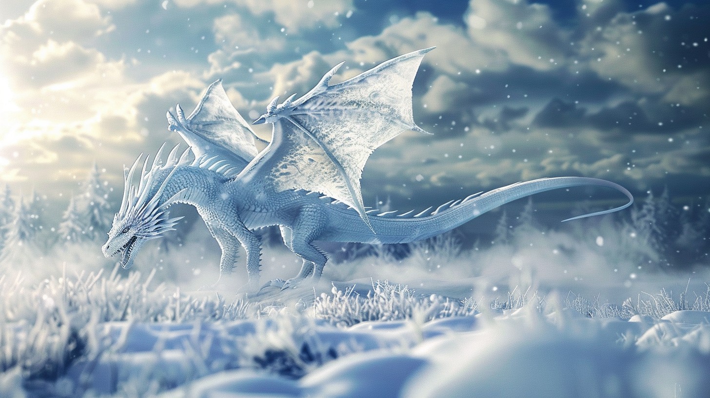 Free Majestic Winter Dragon Image - Dragon, Winter, Snow | Download at ...