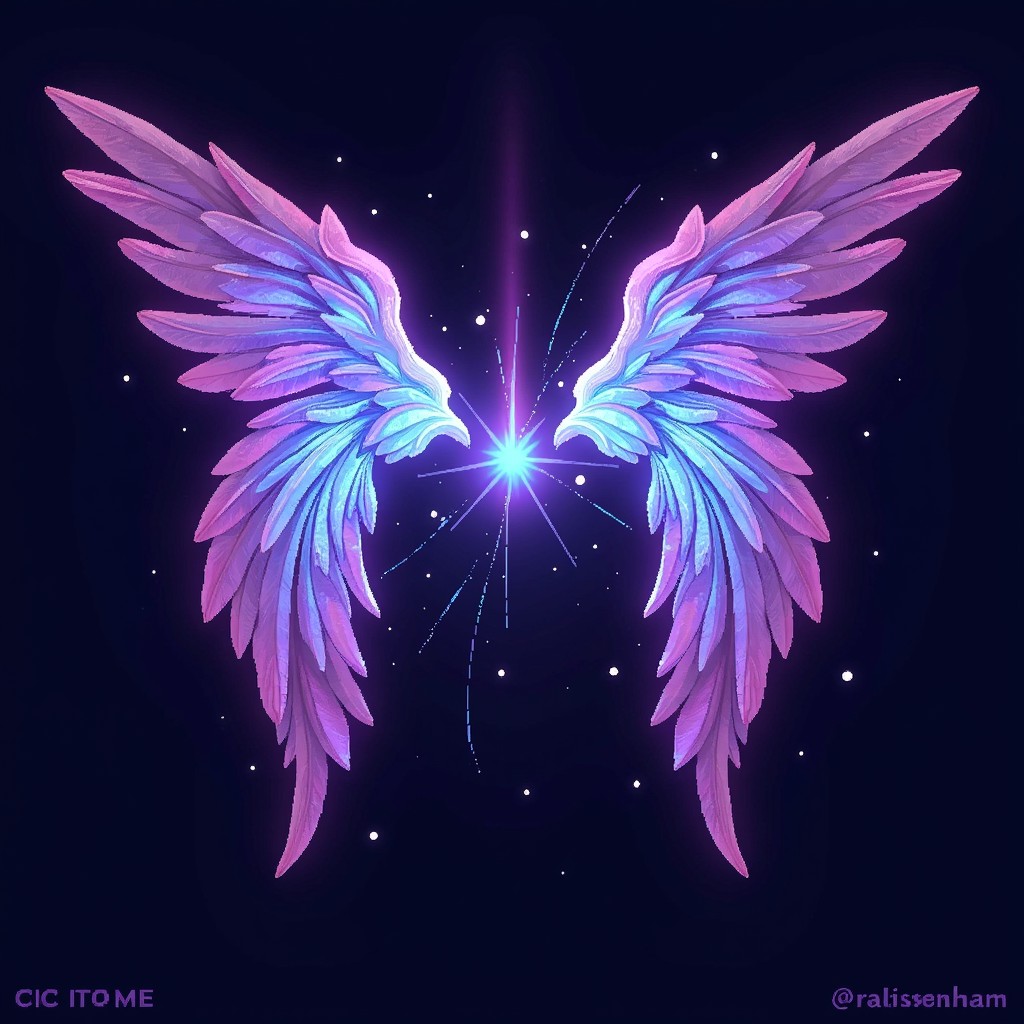 Free Mystical Pixel Wings Image - Wings, Ethereal, Purple | Download at ...