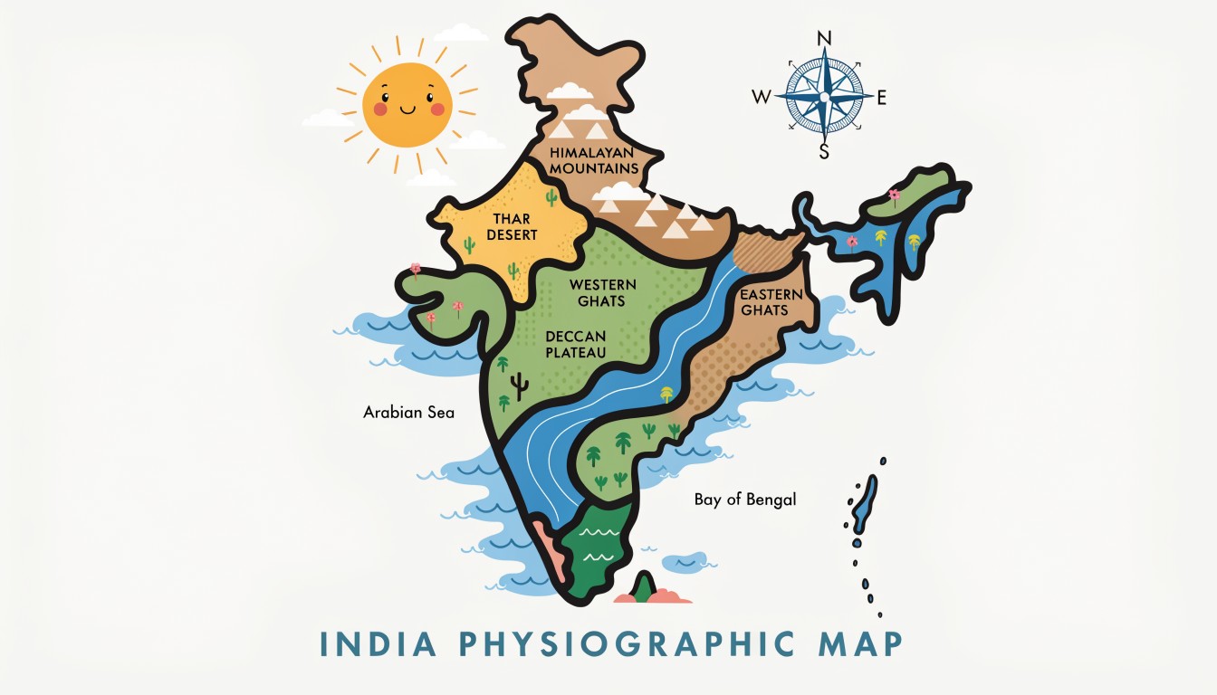 Download Colorful India Map Image - India, Geography, Map | StockCake