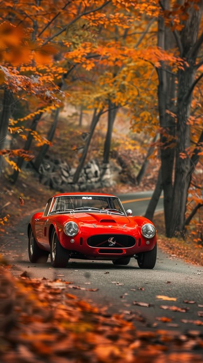 Fall Photo With Auto Free Autumn Drive Scenery Image - Autumn, Car, Road | Download at StockCake