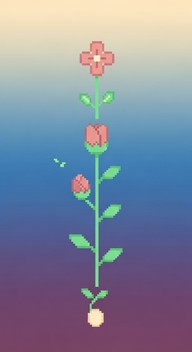 Free Pixel Growth Journey Image - Growth, Pixel, Flower | Download at ...