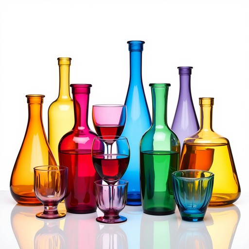 Free Vibrant Glass Collection Image | Download at StockCake