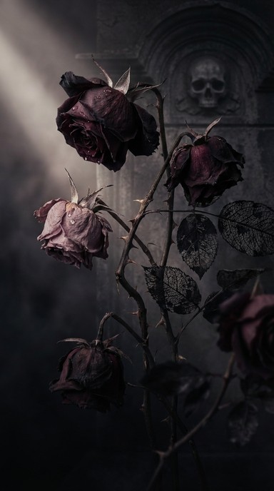 Free Dark Gothic Rose Image - Gothic, Rose, Black | Download at StockCake