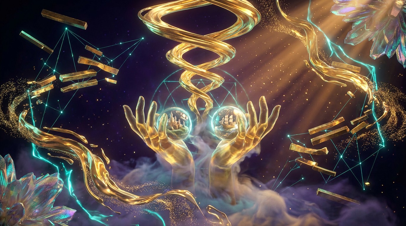 Free Liquid Gold Magic Image - Gold, Cosmic, Fantasy | Download at ...