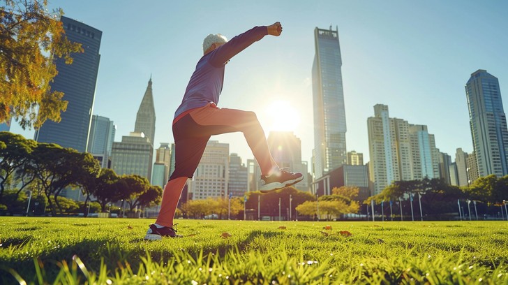 Free Morning exercise routine Image - Senior, Exercise, Sunrise ...