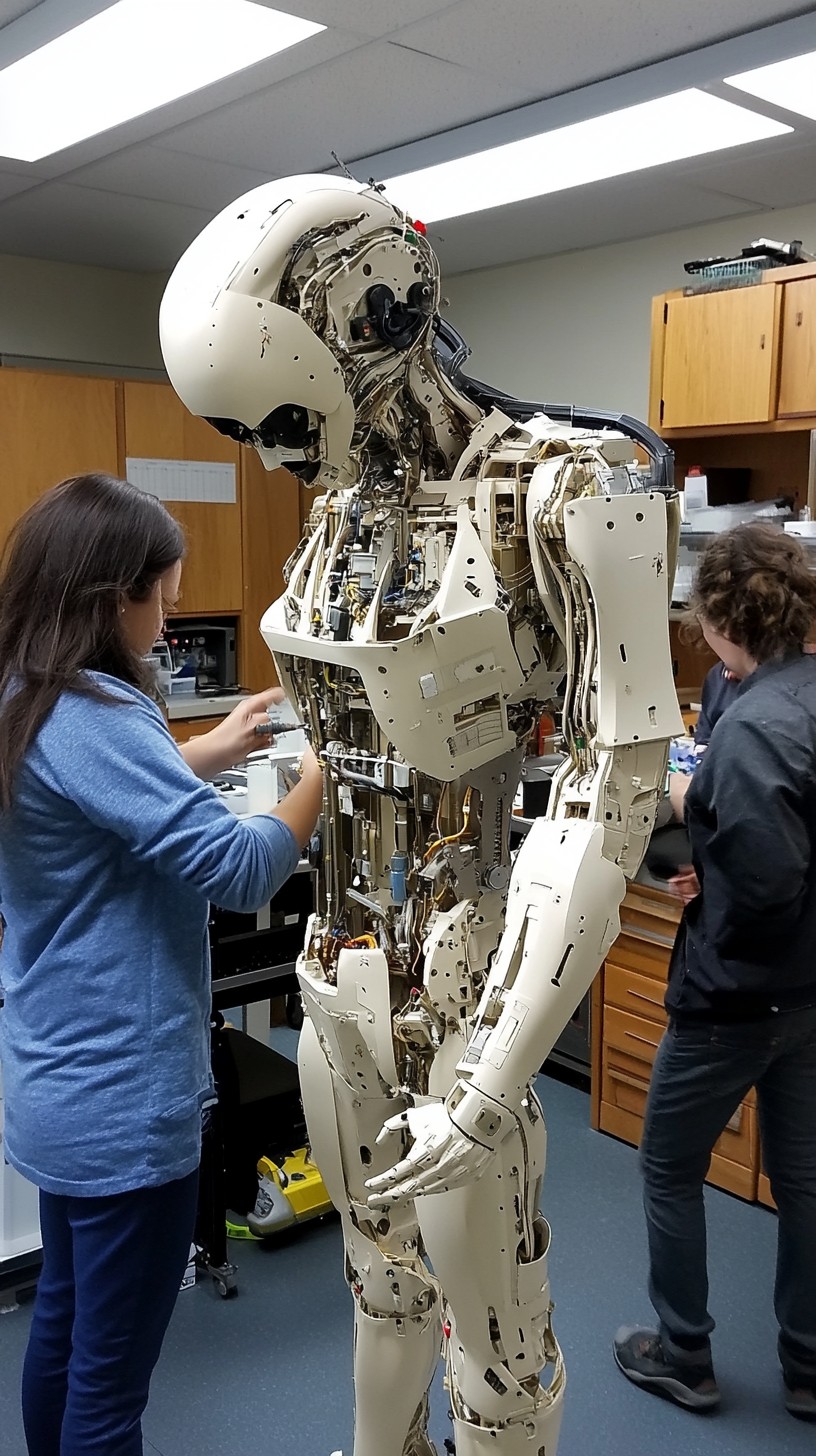 Indoor Robotics Testing Free Robot in lab Photo - Robot, Laboratory, Technicians | Download at ...