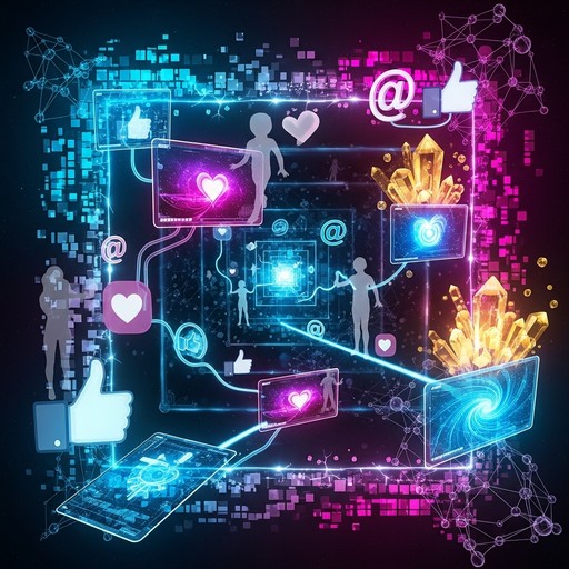 Social Rifts Free Luminous Social Web Photo - Digital, Ethereal, Network | Download ...