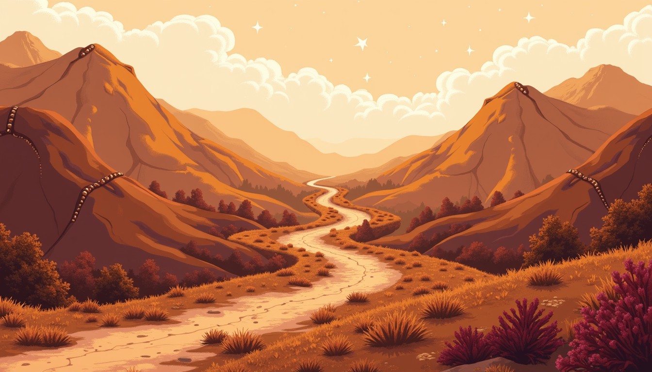 Free Golden Mountain Valley Image - Mountains, Valley, River | Download ...